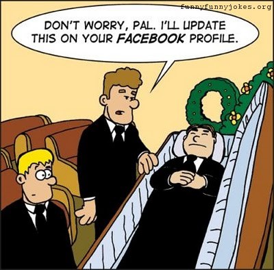 Dead man in casket.